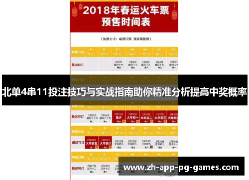 北单4串11投注技巧与实战指南助你精准分析提高中奖概率 北单4串11投注技巧与实战指南助你精准分析提高中奖概率
